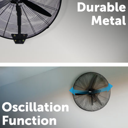 Arlec 75cm Industrial Wall Fan – Large Remote-Controlled Fan for Commercial Use