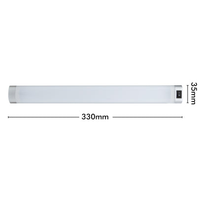 Arlec aluminium corner LED light, wide angle bar light for kitchens and cupboards