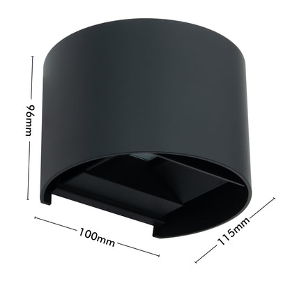 Arlec 7W LED Adjustable Beam Angle Up and Down Wall Light - exterior wall light, energy efficient LED