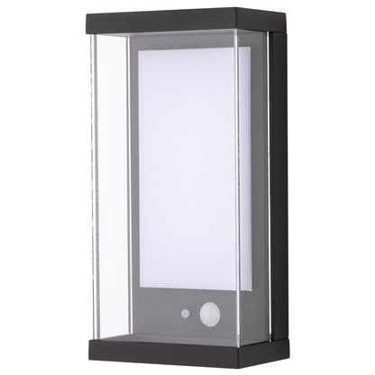 Arlec 80L Premium Solar LED Wall Light With Motion Sensor - solar powered light, motion sensor light, exterior wall light, energy efficient LED