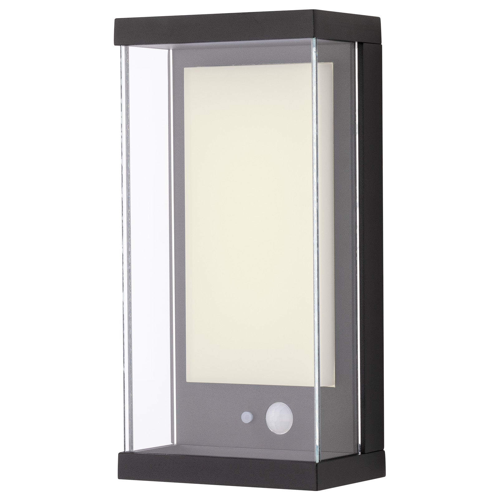 Arlec 80L Premium Solar LED Wall Light With Motion Sensor - solar powered light, motion sensor light, exterior wall light, energy efficient LED