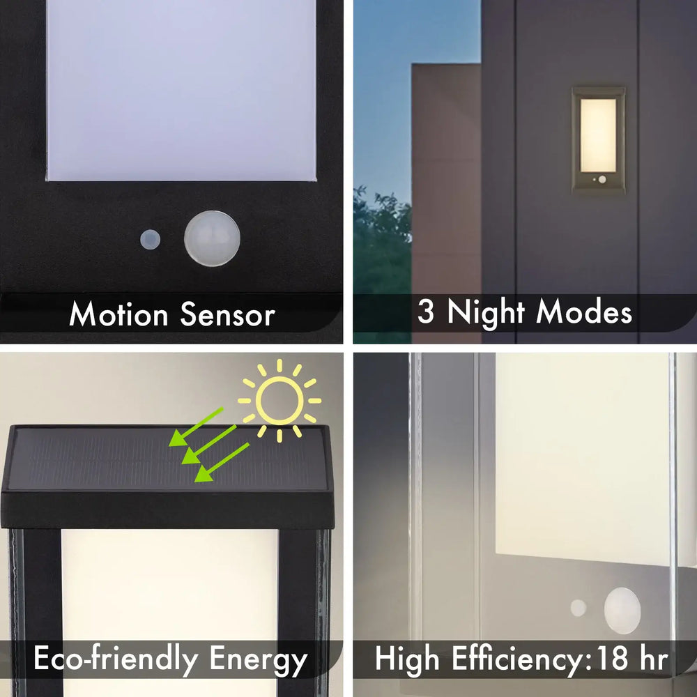 Arlec 80lm Premium Solar LED Wall Light With Motion Sensor
