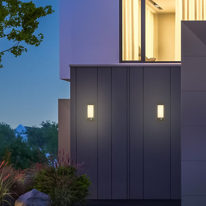 Arlec 80L Premium Solar LED Wall Light With Motion Sensor - solar powered light, motion sensor light, exterior wall light, energy efficient LED