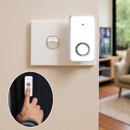 Arlec 80m Wireless Door Chime Plug In - 2 Pack – wireless door chime, smart doorbell chime, plug-in doorbell
