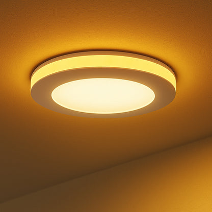 Arlec LED downlight with night mode, dual-function dimmable light, tri-colour ceiling LED