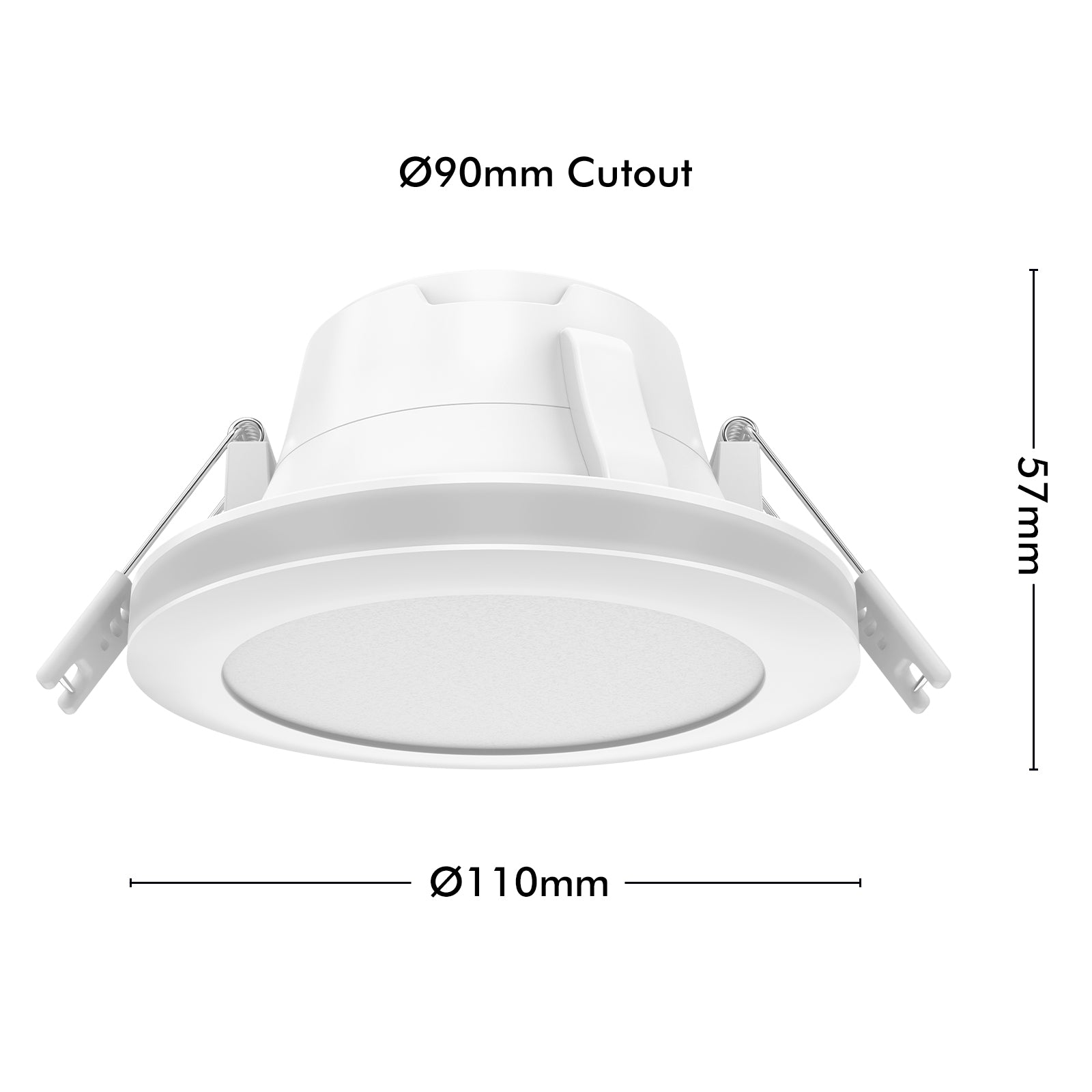 Arlec LED downlight with night mode, dual-function dimmable light, tri-colour ceiling LED
