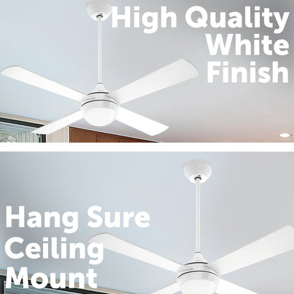 Arlec 900mm White Ceiling Fan Accessory Rod – Durable Extension Rod for High Ceilings