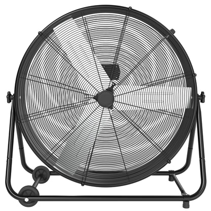 Arlec 90cm Drum Industrial Fan – Heavy Duty Black Fan for Workshops and Warehouses