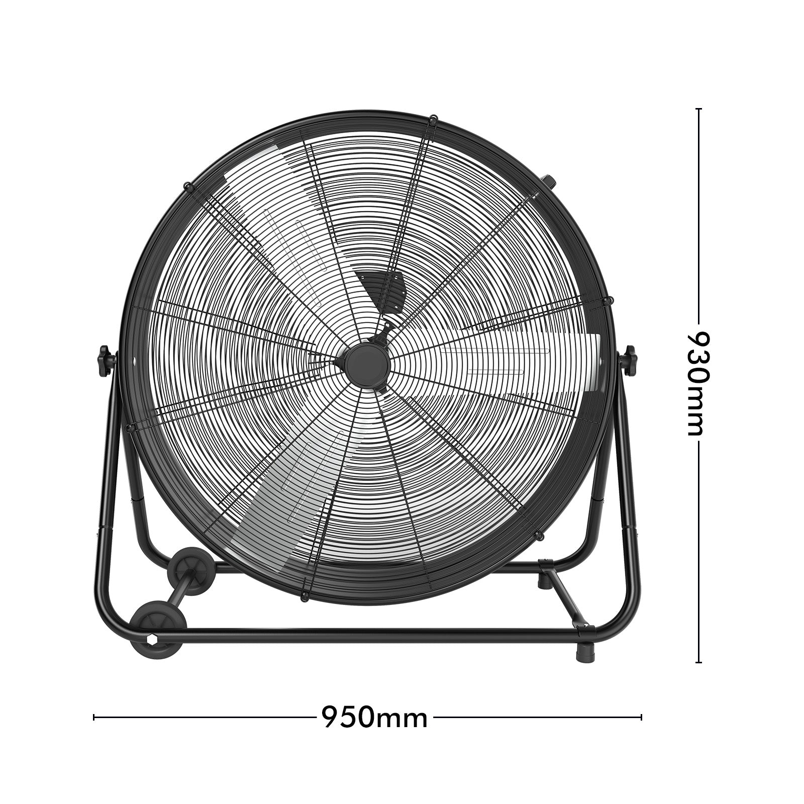 Arlec 90cm Drum Industrial Fan – Heavy Duty Black Fan for Workshops and Warehouses