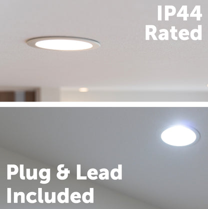 Arlec 9W RGB+CCT smart LED downlight – Wi-Fi app controlled colour changing ceiling light