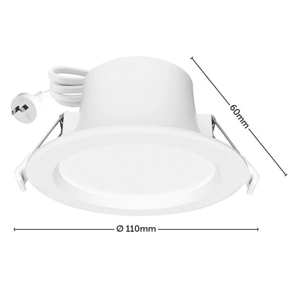 Arlec 9W RGB+CCT smart LED downlight – Wi-Fi app controlled colour changing ceiling light