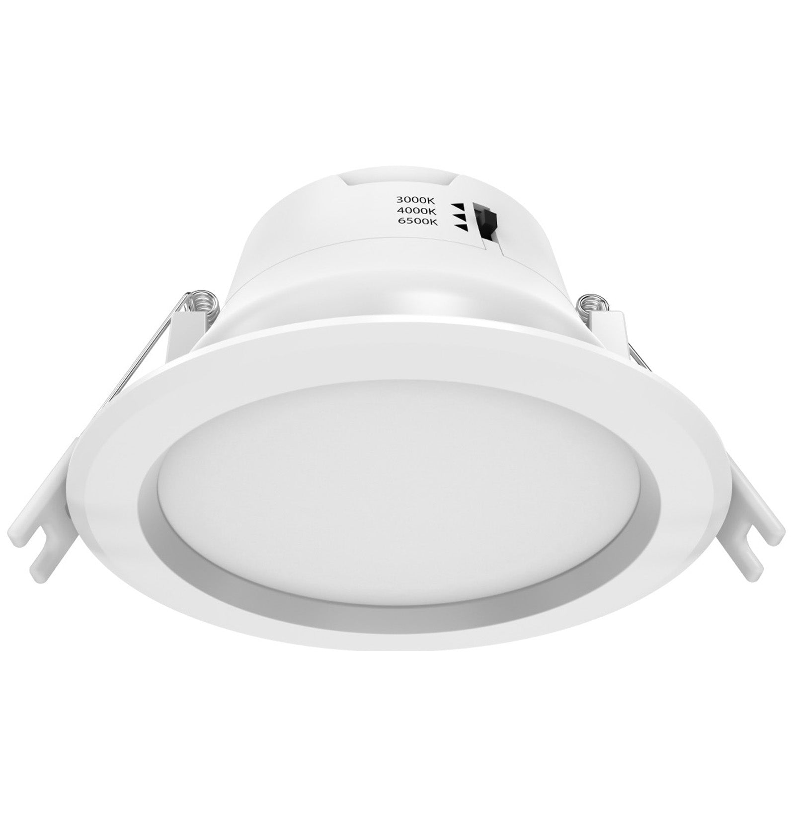 Arlec 2-pack recessed LED downlights, tri-colour dimmable ceiling lights with plug