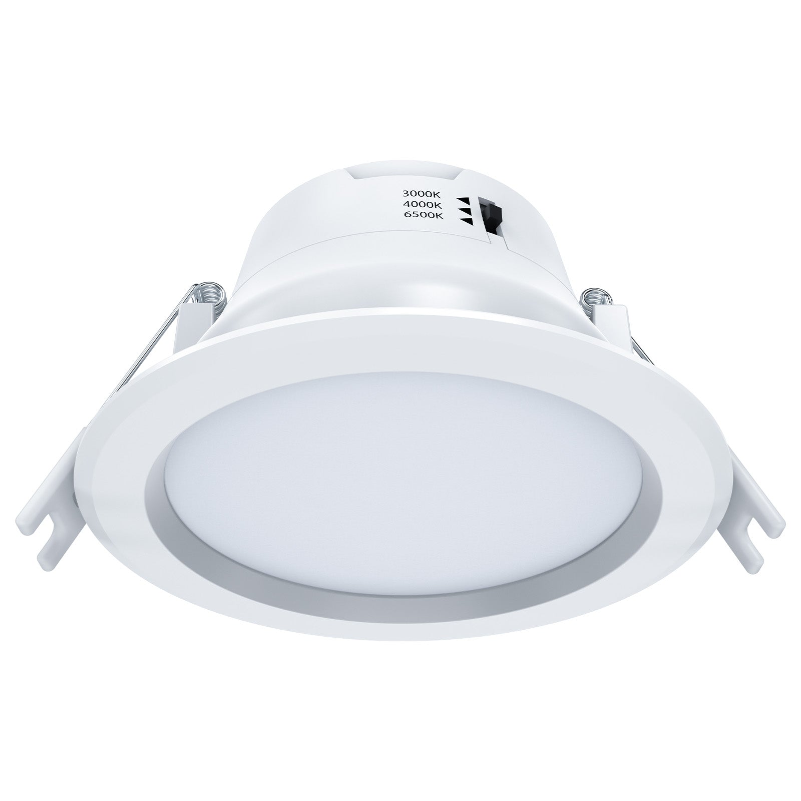 Arlec recessed lens LED downlight, tri-colour dimmable ceiling light, 92mm LED fixture