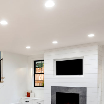 Arlec tri-colour dimmable LED downlight, energy-efficient recessed light with plug and lead