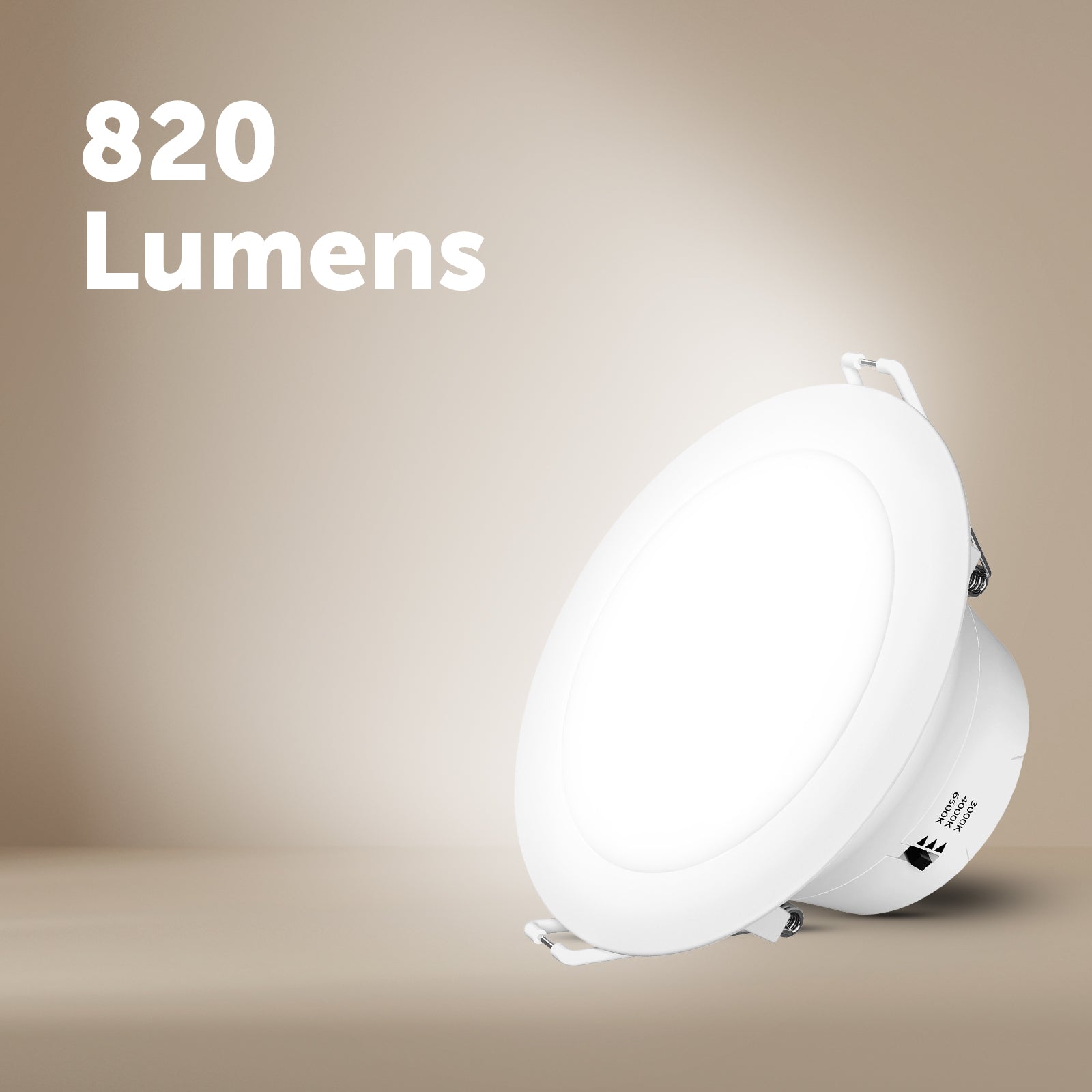 Arlec 5-pack dimmable LED downlights, tri-colour plug base downlights, recessed ceiling LED light set