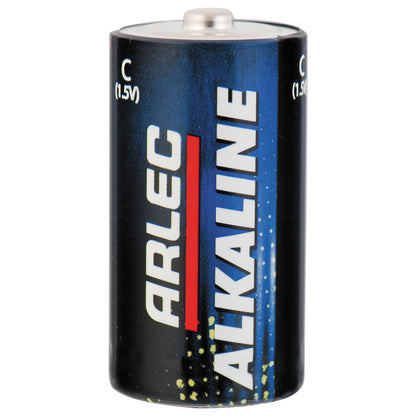 C size alkaline batteries – Arlec 2 pack for torches and toys