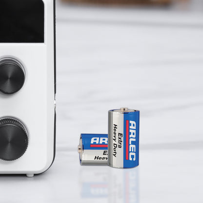 Arlec C size heavy duty batteries – 2 pack for torches and devices
