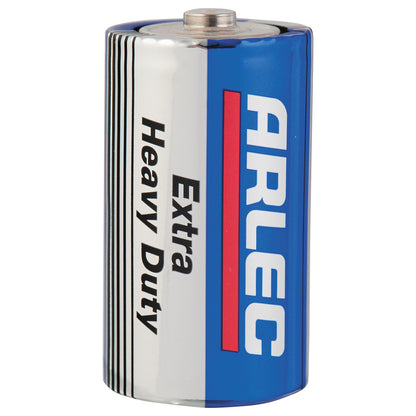Arlec D size heavy duty batteries – 2 pack for long use devices