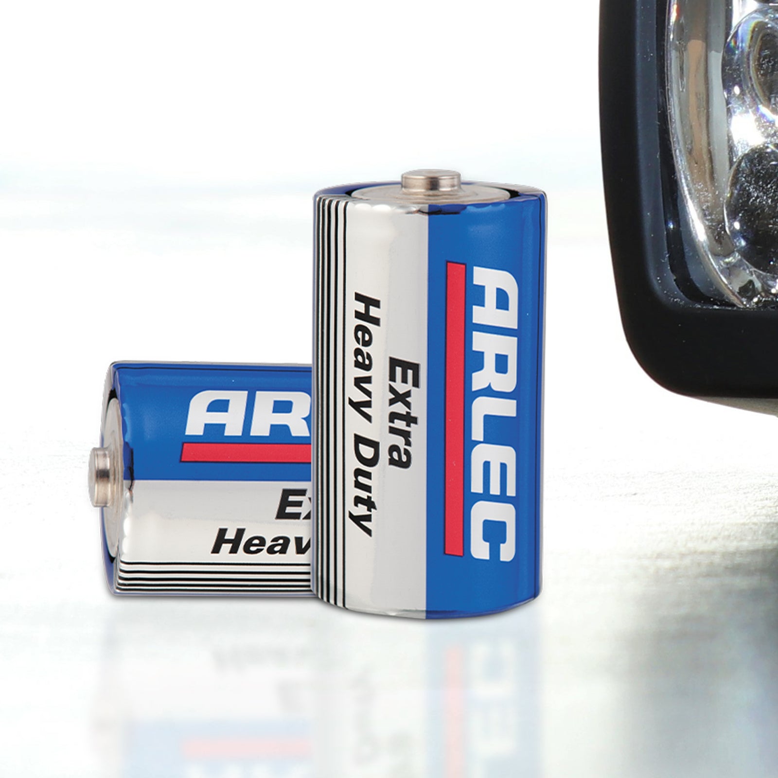 Arlec D size heavy duty batteries – 2 pack for long use devices