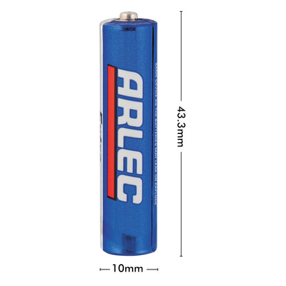 Arlec AAA heavy duty batteries – 4 pack for frequent-use items