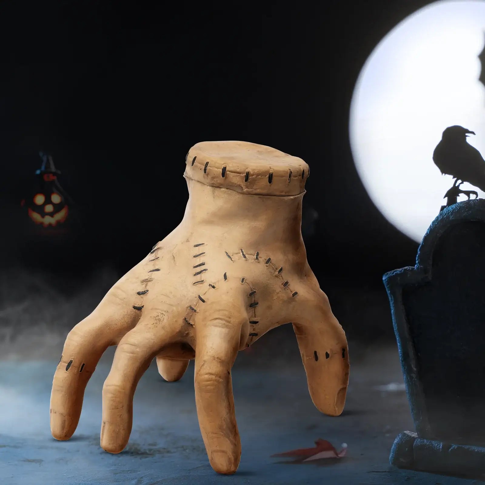 Arlec Halloween animated zombie hand prop for spooky home decor