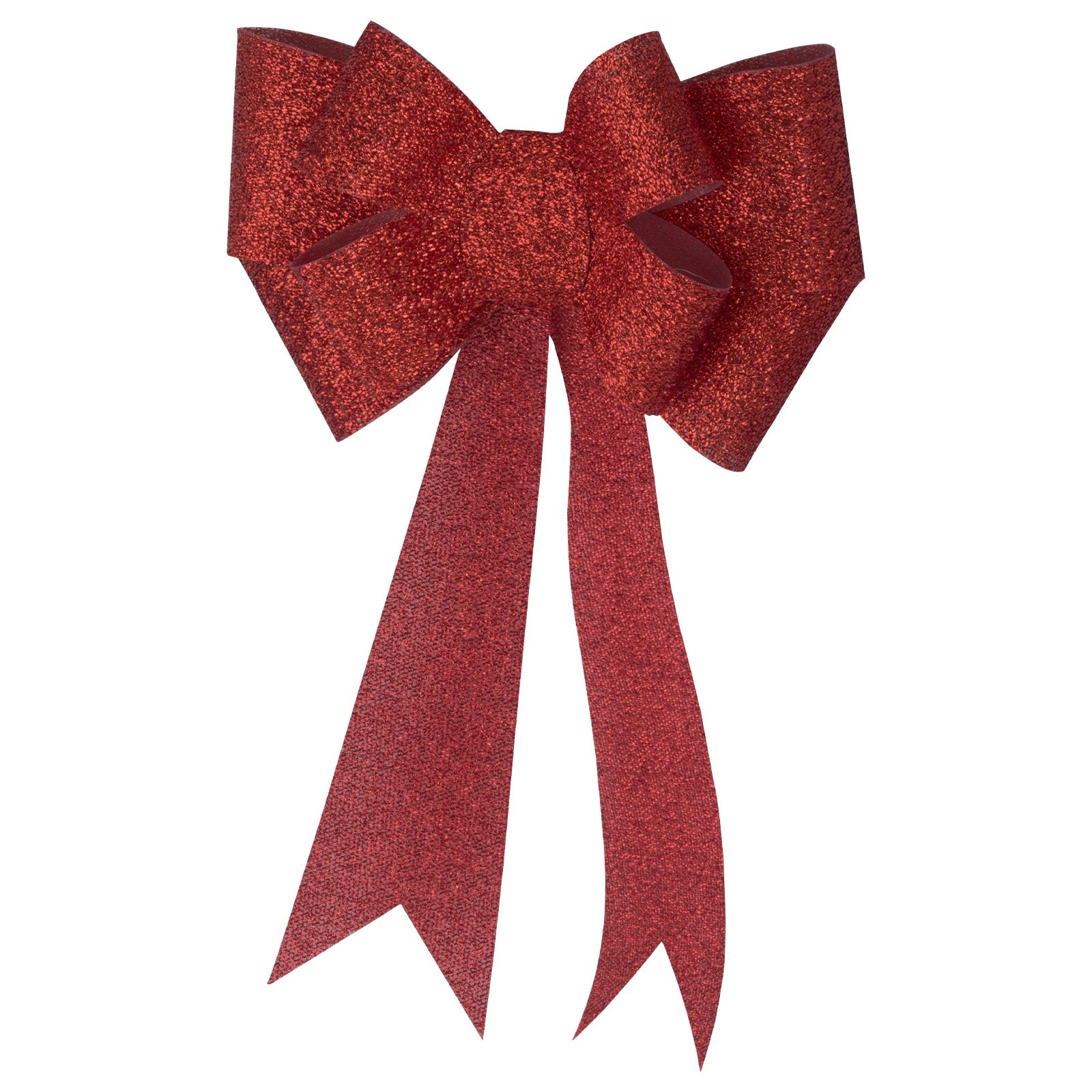 Arlec LED glitter bow, battery operated indoor decorative ribbon light, warm white bow lighting