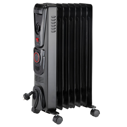 Arlec 1500W 7 Fin Oil Heater with 24 Hour Timer for efficient home heating