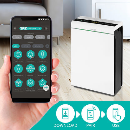 Arlec Smart Air Purifier With CADR Of 350m³/hr – smart air purifier, high CADR purifier, clean air system