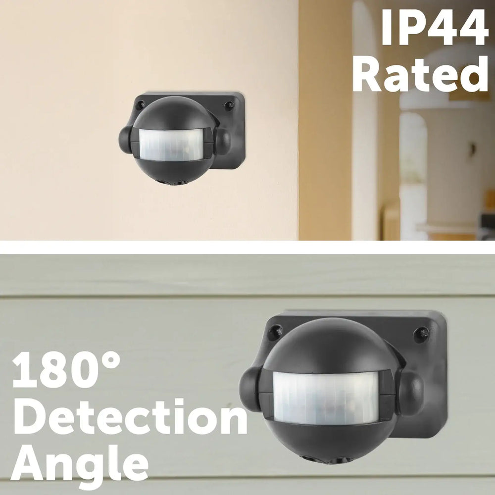 Arlec Black Compact Movement Activated Security Sensor