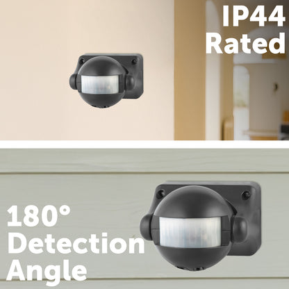 Arlec Alcyone sensor light – motion-activated 180° detection outdoor security light with timer and manual override