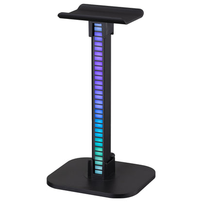 Arlec RGB headphone stand for gaming desk, LED-lit headphone holder