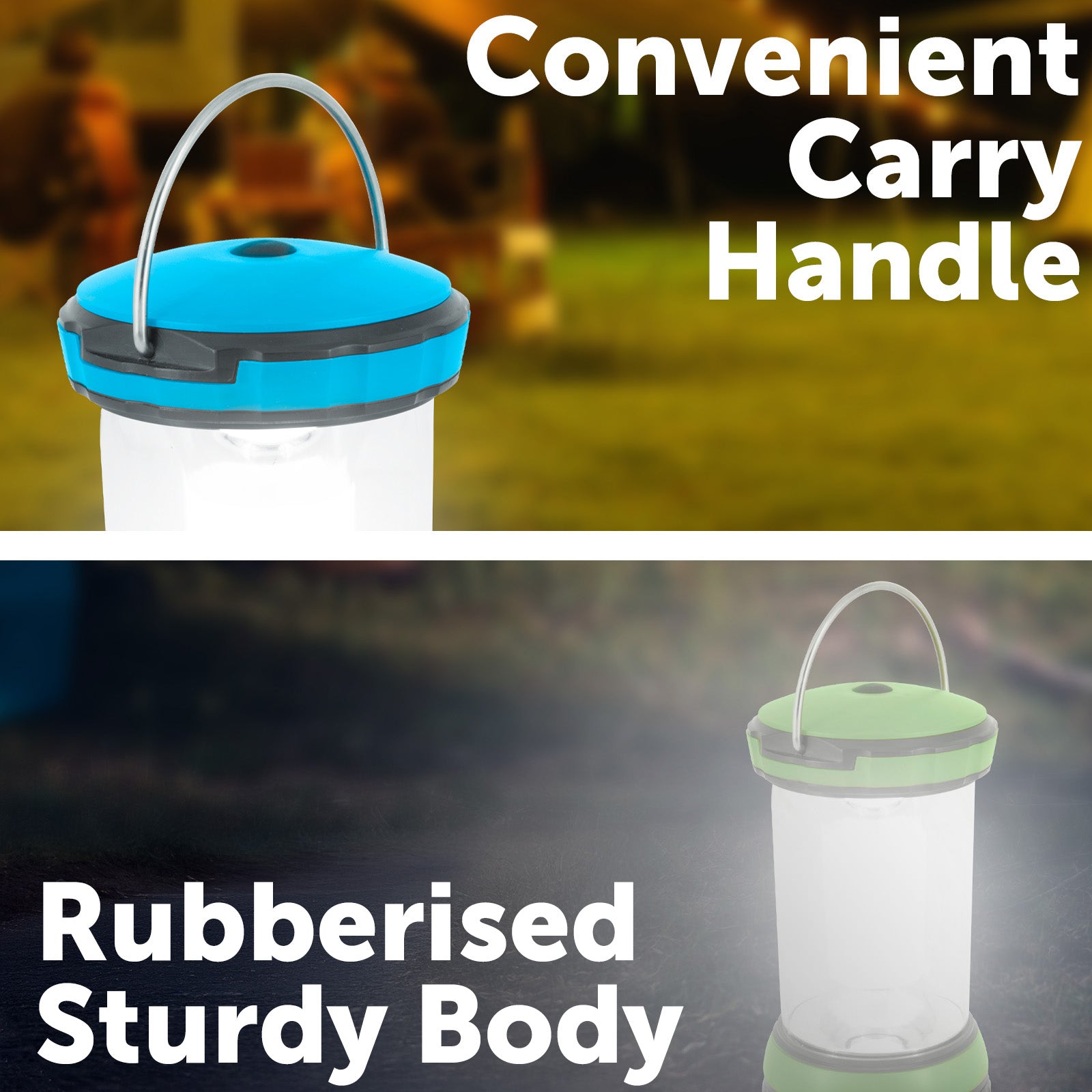 Arlec LED camping lantern – 6 LED light with 4 modes and carry handle