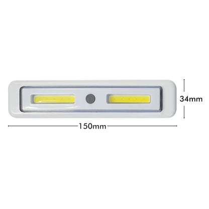 Arlec battery operated push light, COB LED strip for cupboards and kitchens, easy install light bar