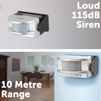 Arlec Compact Entry Detector Alarm / Chime – window door alarm, home security alarm, Arlec contact sensor