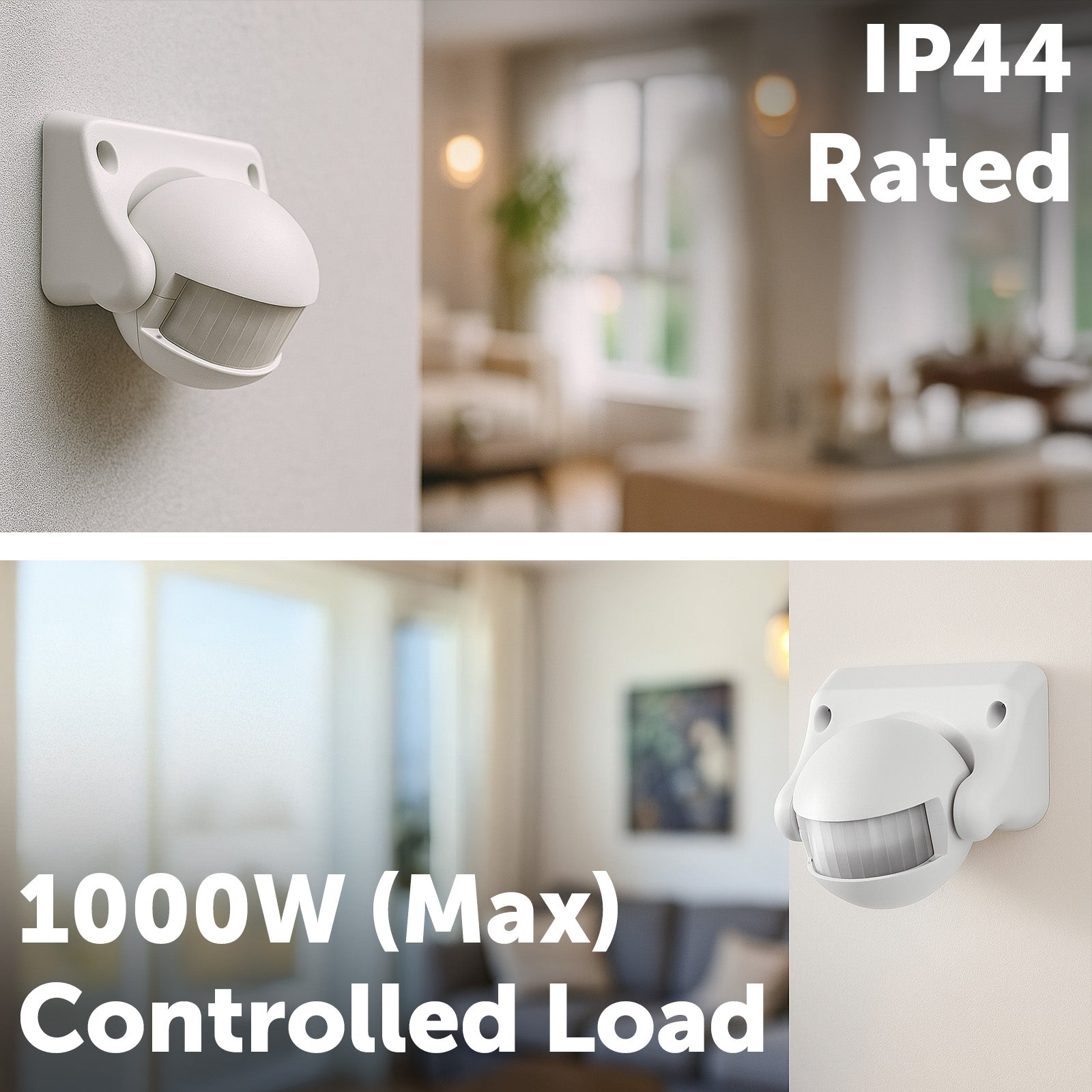 Compact motion sensor light – energy-saving indoor/outdoor security lighting