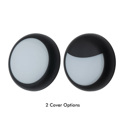 Arlec Dorset 14W CCT LED Round Bunker Light - bunker wall light, energy efficient LED, CCT selectable light