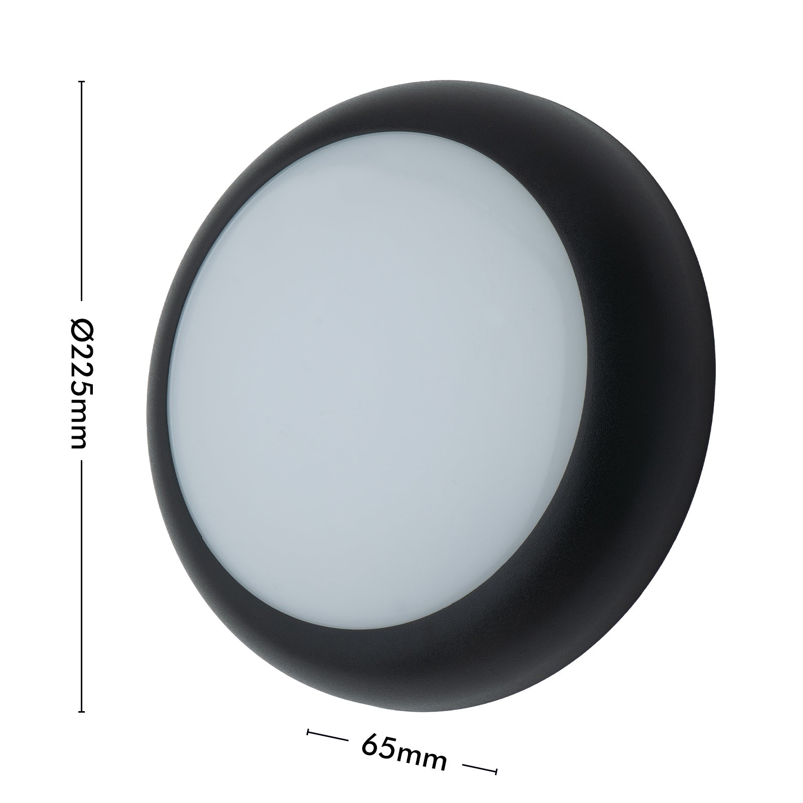 Arlec Dorset 14W CCT LED Round Bunker Light - bunker wall light, energy efficient LED, CCT selectable light