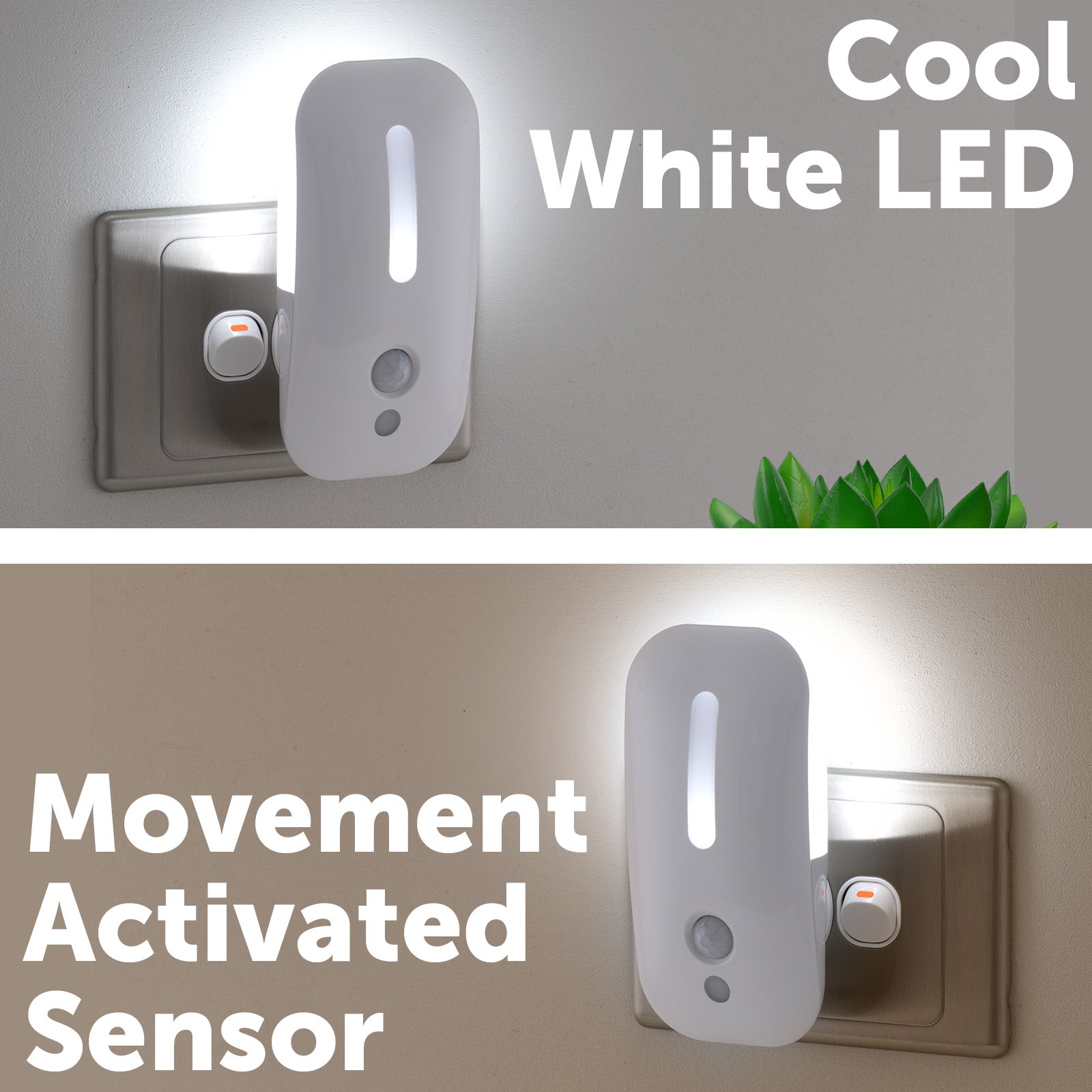 Arlec dual sensor LED mouse nightlight with dusk to dawn and motion detection modes