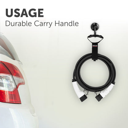 Arlec EV Charger Cable Strap for cable organization, adjustable hook-and-loop strap for electric vehicles