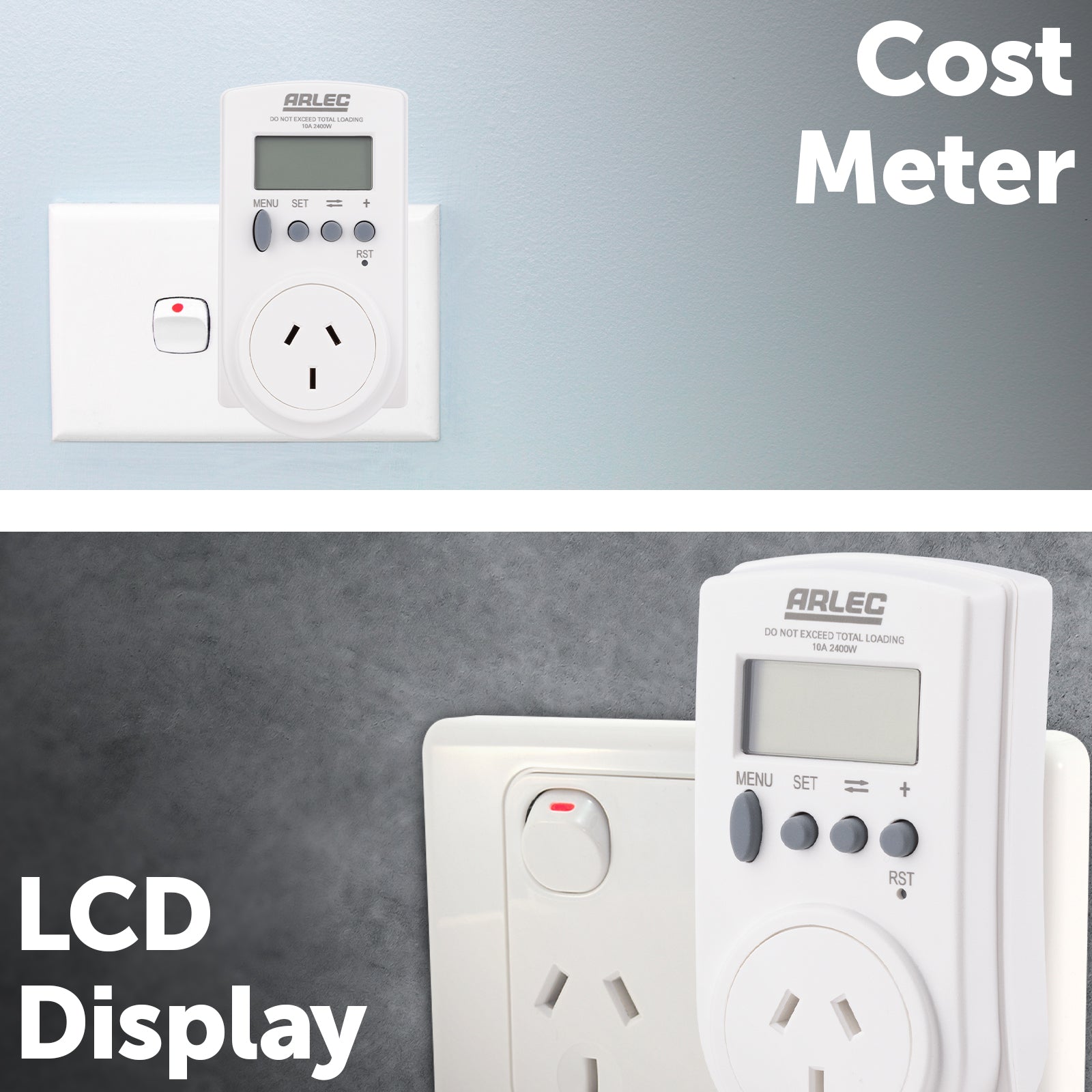 Arlec energy cost meter for household appliances – Arlec with LCD display