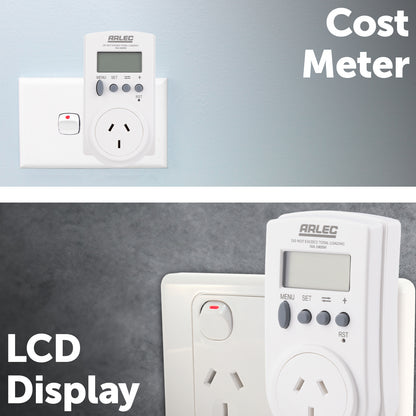  Arlec energy cost meter for household appliances – Arlec with LCD display