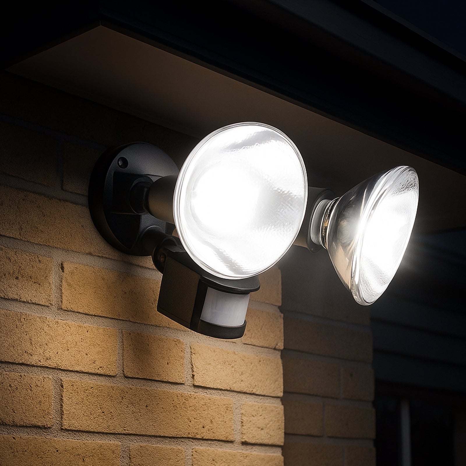 Arlec Enodia 150W twin security floodlight with sensor – high-power motion sensor light for outdoor spaces