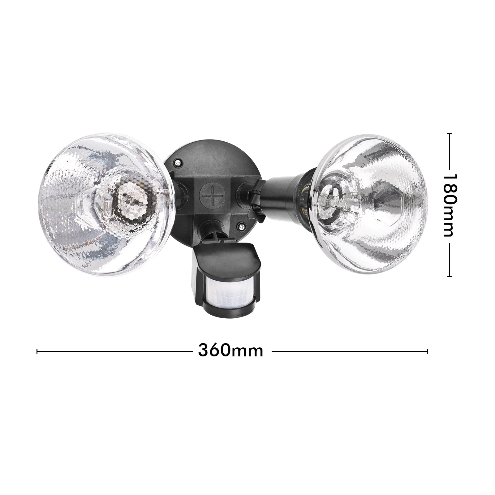 Arlec Enodia 150W twin security floodlight with sensor – high-power motion sensor light for outdoor spaces