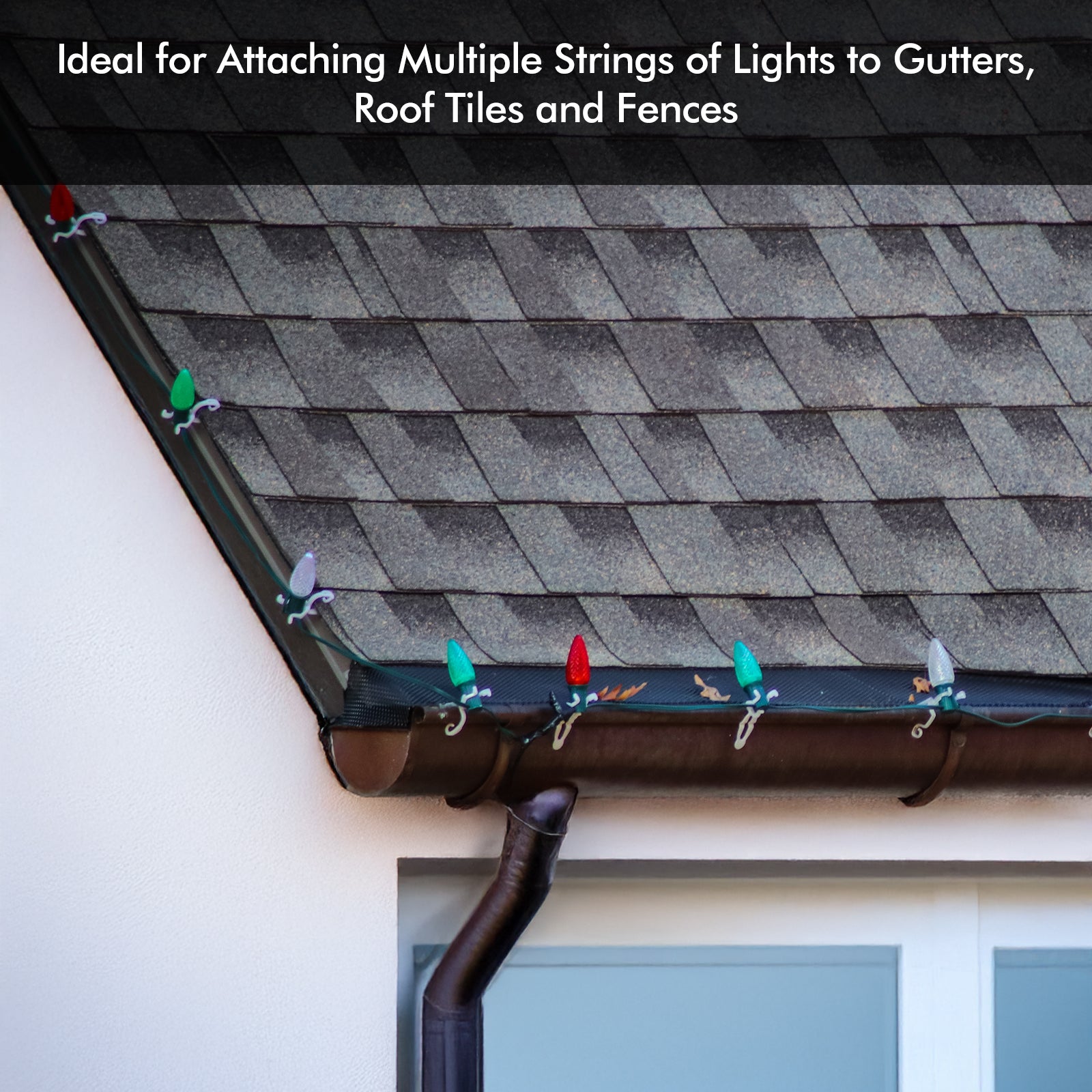 Arlec Entertainment Light Gutter Clips - outdoor lighting solution