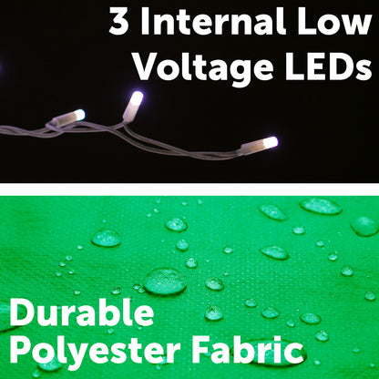 Arlec 1.8m inflatable LED Christmas tree – festive low voltage outdoor decoration with self-inflating polyester build