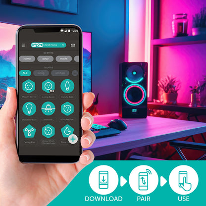 Arlec 2m RGB LED strip light, smart light with Razer Chroma sync