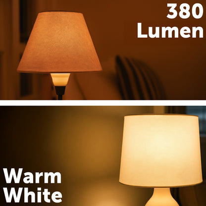 Arlec 4W warm white fancy round SES smart globe – app-controlled Wi-Fi LED bulb