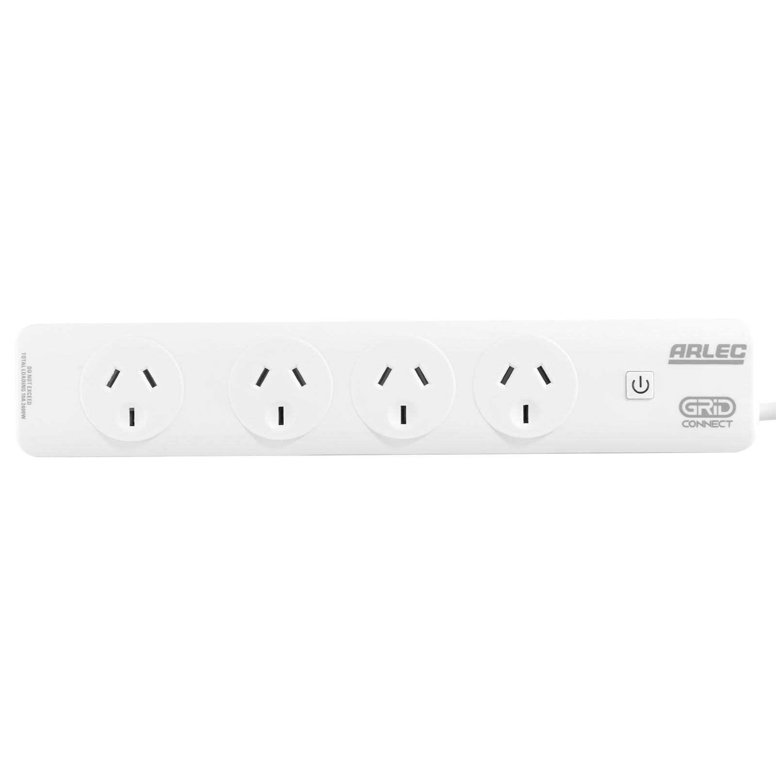 Smart 4 outlet powerboard with Wi-Fi control, Google Assistant, Alexa support, and safety features