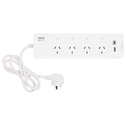 Arlec Smart 4 Outlet Powerboard with USB A & C Charger and Grid Connect App