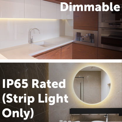 Smart RGB strip light with sound sync, Wi-Fi control, and segmented color effects for immersive lighting